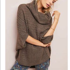 Anthropologie textures poncho